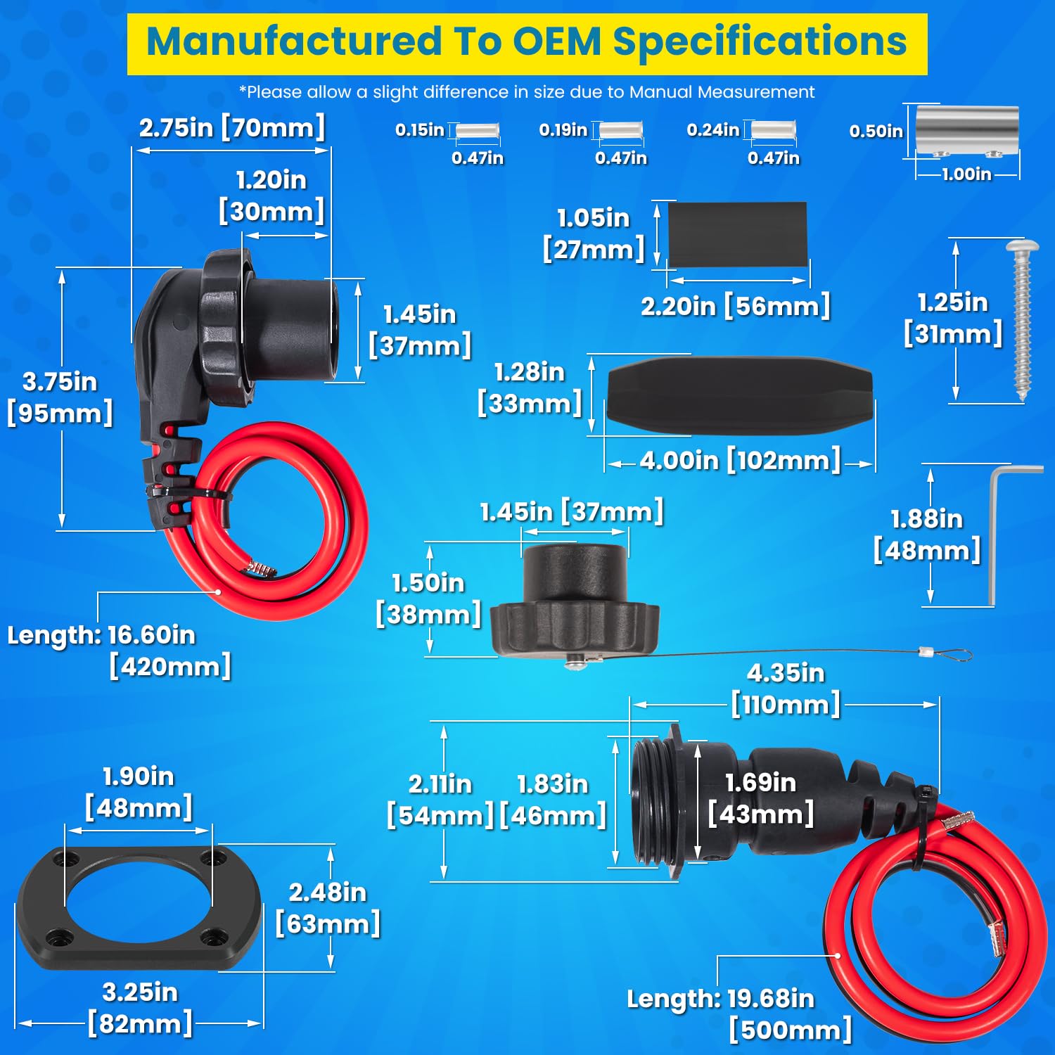 Amazon.com: 1865120 MKR-28 Trolling Motor Plug and